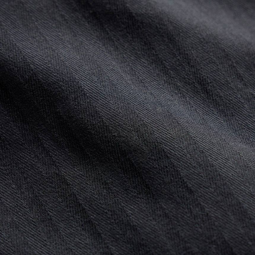 Herringbone Wide Leg Utility Pant - Blue Noir Pigment