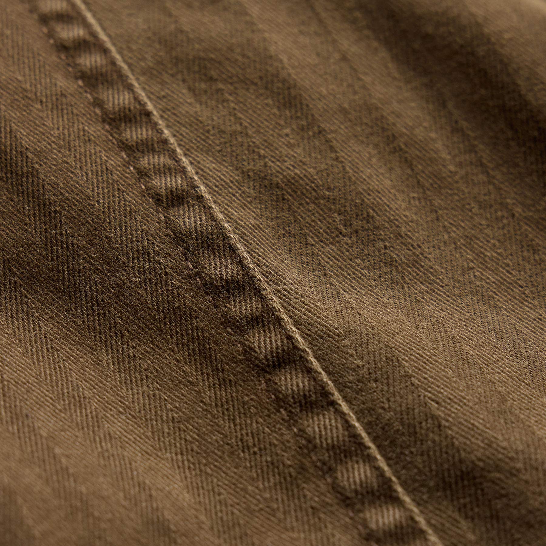 Herringbone Wide Leg Utility Pant - Earth Pigment