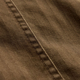 Herringbone Wide Leg Utility Pant - Earth Pigment