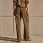 Relaxed Herringbone Pant - Earth Pigment | James Perse Los Angeles