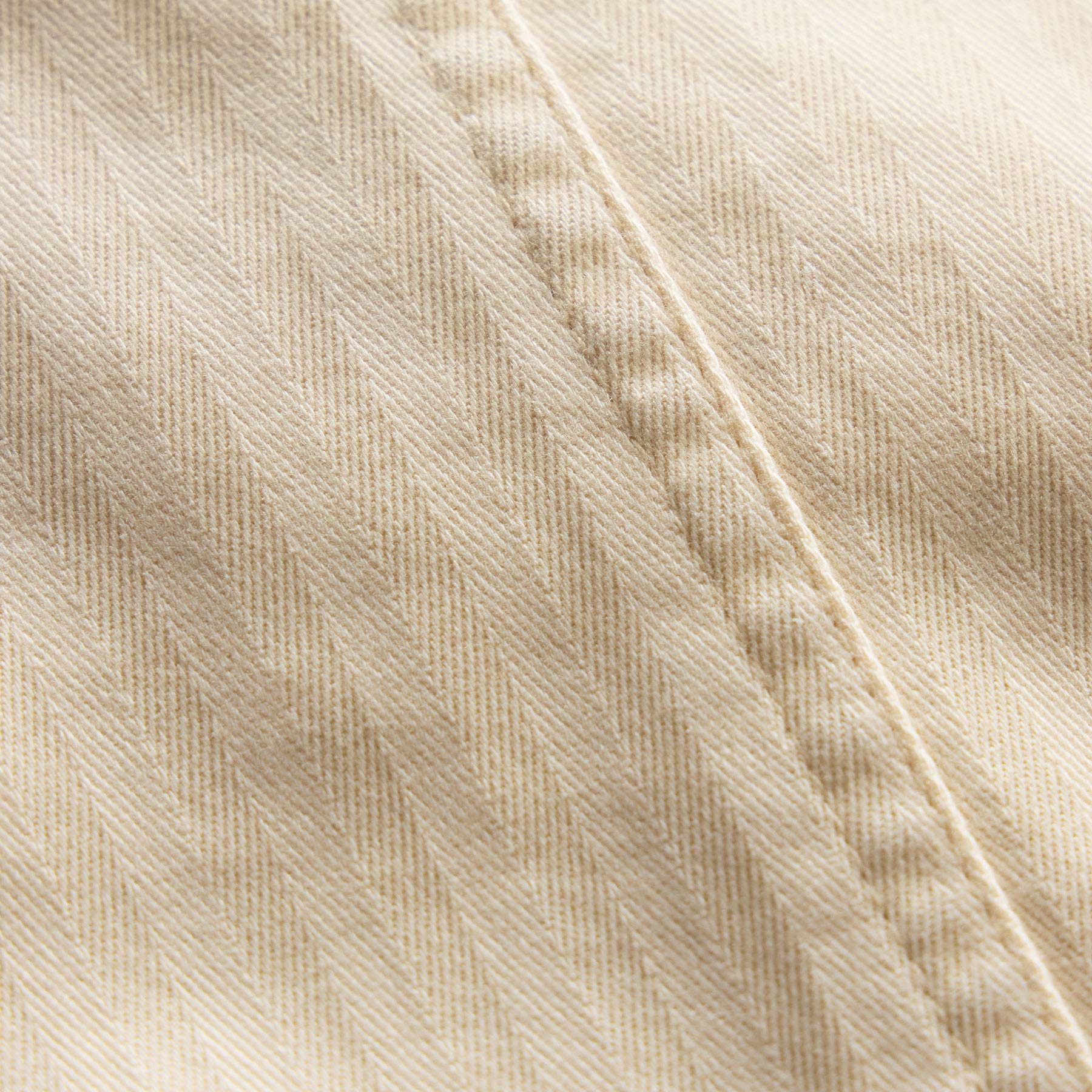 Herringbone Wide Leg Utility Pant - Sandshell Pigment