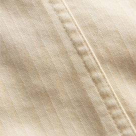 Herringbone Wide Leg Utility Pant - Sandshell Pigment
