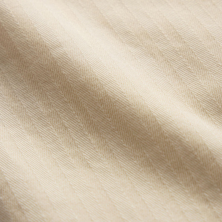 Herringbone Wide Leg Utility Pant - Sandshell Pigment