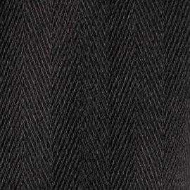 Stretch Herringbone Jumpsuit - Black