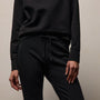 Italian Knit Wide Leg Sweatpant in Black | James Perse Los Angeles