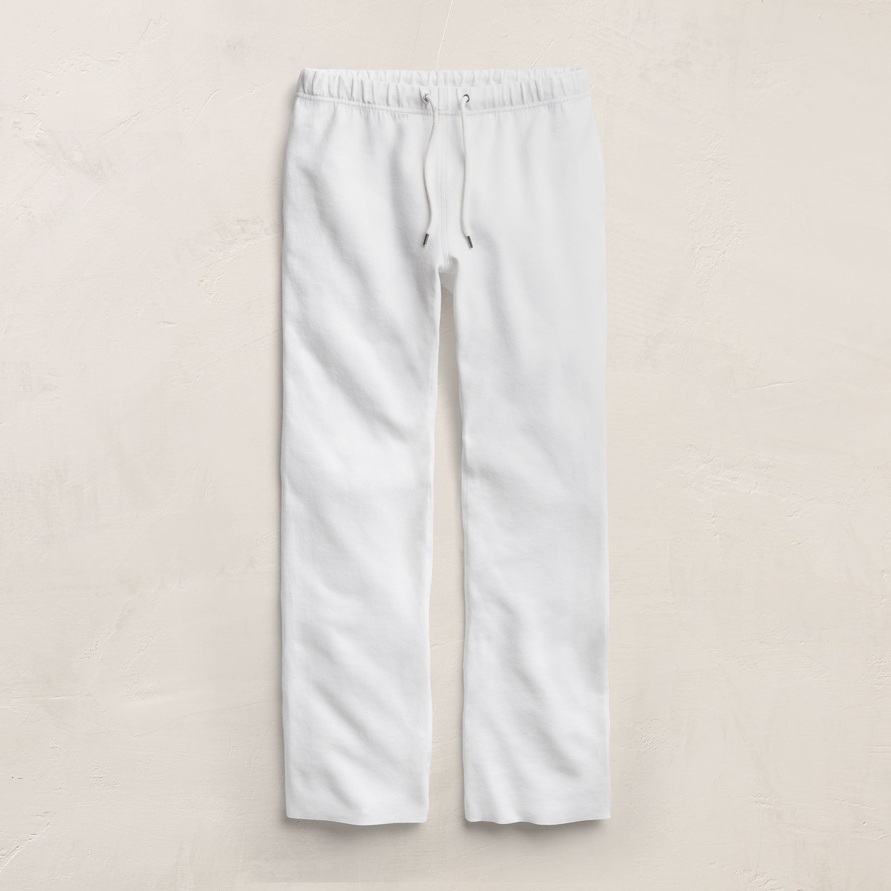 Italian Knit Wide Leg Sweatpant in White | James Perse Los Angeles