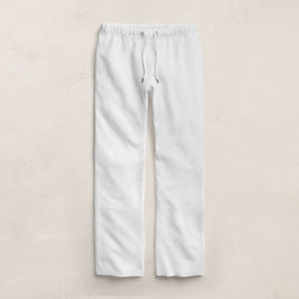 Italian Knit Wide Leg Sweatpant in White | James Perse Los Angeles