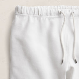 Italian Knit Wide Leg Sweatpant in White | James Perse Los Angeles