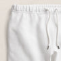 Italian Knit Wide Leg Sweatpant in White | James Perse Los Angeles