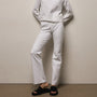Italian Knit Wide Leg Sweatpant in White | James Perse Los Angeles