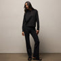 Italian Knit Raglan Mockneck in Black | James Perse Los Angeles