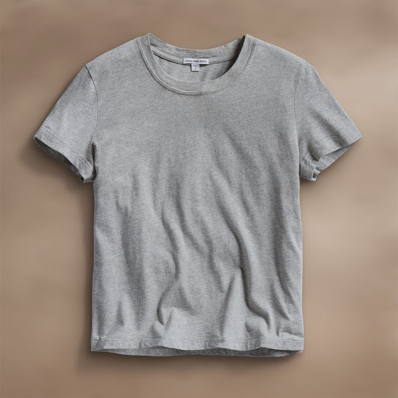 Vintage Heathered Little Boy Tee in Heather Grey | James Perse Los Angeles