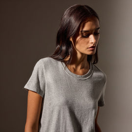 Vintage Heathered Little Boy Tee in Heather Grey | James Perse Los Angeles