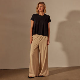 High Gauge A Line Tee in Black | James Perse Los Angeles