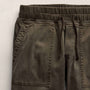 Mixed Media Straight Pant In Army Green Pigment | James Perse Los Angeles
