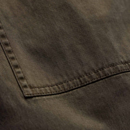 Mixed Media Straight Pant In Army Green Pigment | James Perse Los Angeles