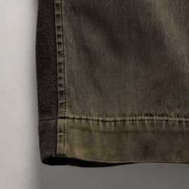 Mixed Media Straight Pant In Army Green Pigment | James Perse Los Angeles