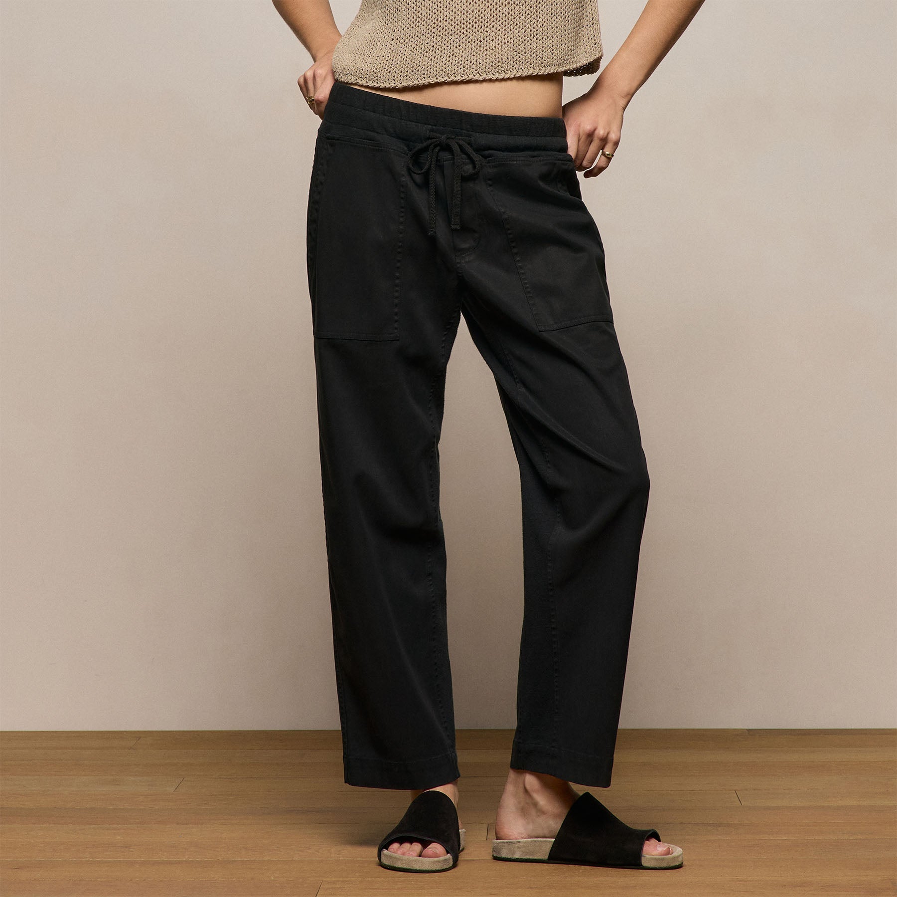 Mixed Media Straight Pant from James Perse - $325