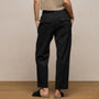 Mixed Media Straight Pant in Black | James Perse Los Angeles