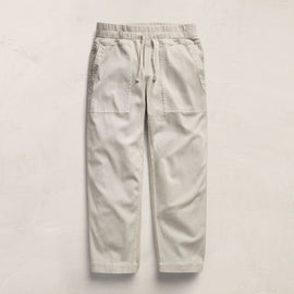Mixed Media Straight Pant in Talc | James Perse Los Angeles