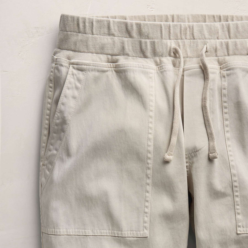 Mixed Media Straight Pant in Talc | James Perse Los Angeles