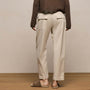 Mixed Media Straight Pant in Talc | James Perse Los Angeles