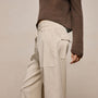 Mixed Media Straight Pant in Talc | James Perse Los Angeles