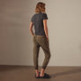 Mixed Media Pant in Army Green Pigment | James Perse Los Angeles