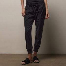 Mixed Media Pant in Black | James Perse Los Angeles