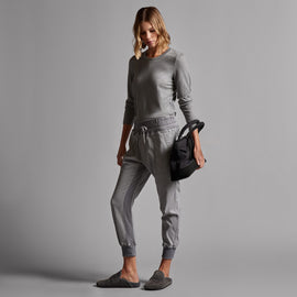 Mixed Media Pant in Breeze Pigment | James Perse Los Angeles