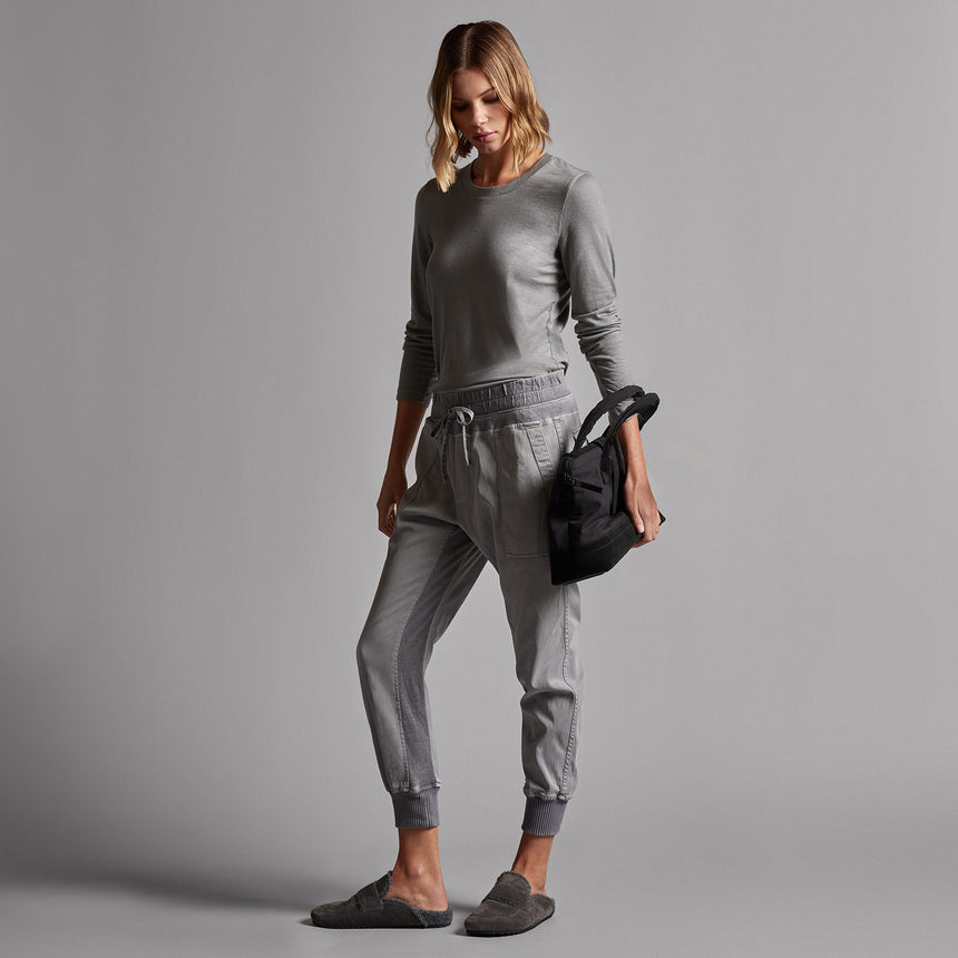 Mixed Media Pant in Breeze Pigment | James Perse Los Angeles