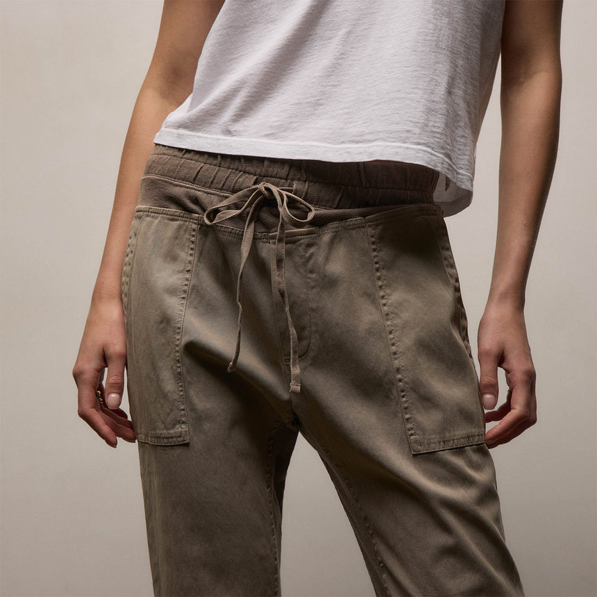 Mixed Media Pant in Coyote | James Perse Los Angeles