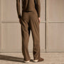 Compact Cotton Lounge Pant in Brown Melange | James Perse Los Angeles