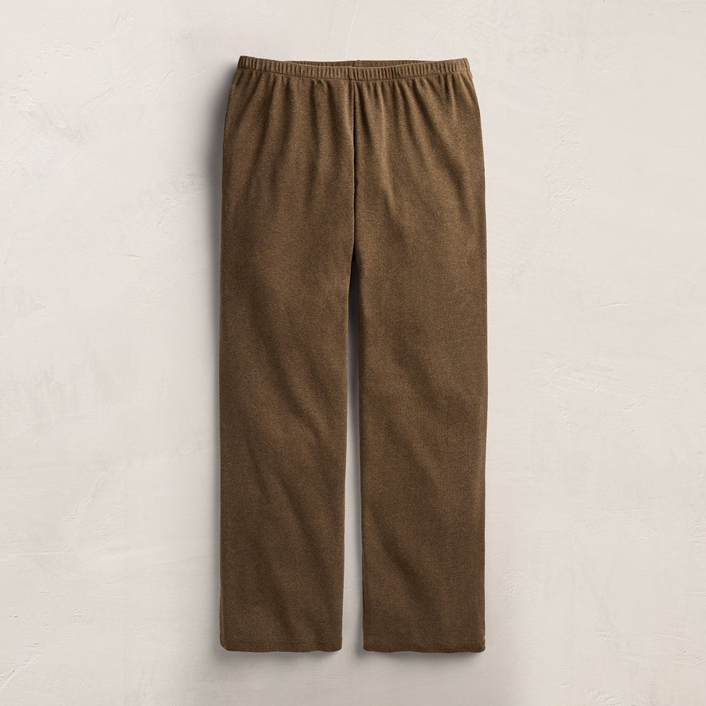 Compact Cotton Lounge Pant - Brown Melange