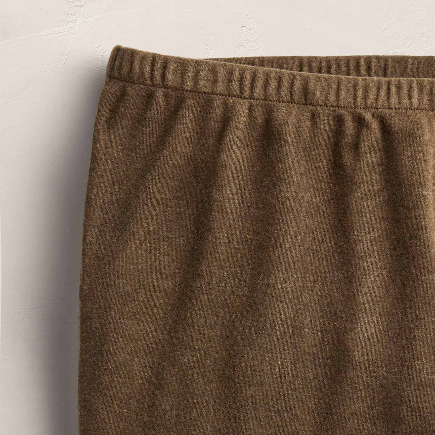 Compact Cotton Lounge Pant - Brown Melange