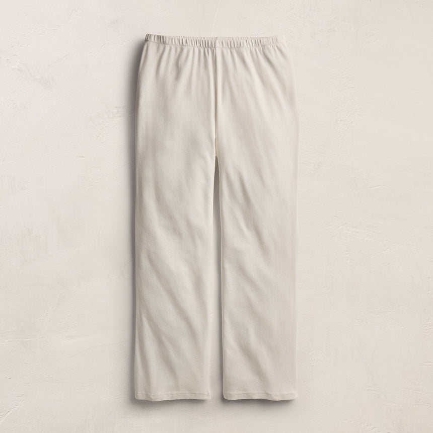 Compact Cotton Lounge Pant - Off White