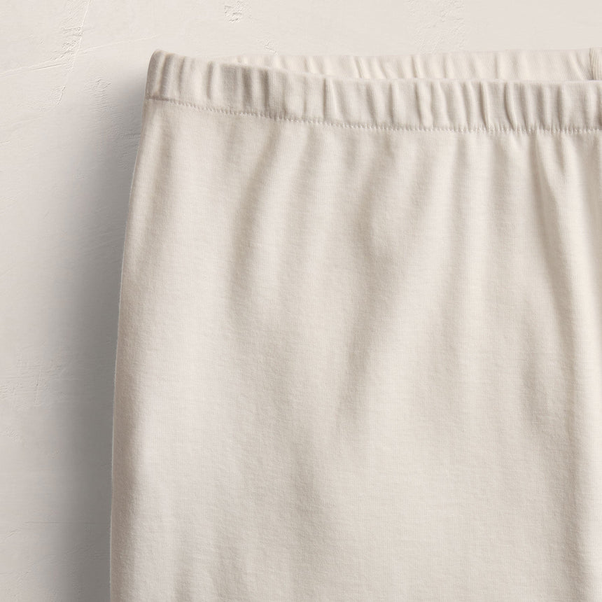 Compact Cotton Lounge Pant - Off White
