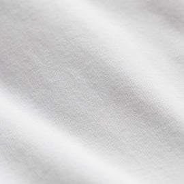 Compact Cotton Baby V Tee in White | James Perse Los Angeles