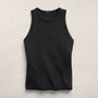 High Crew Tank Top In Washed Black | James Perse Los Angeles