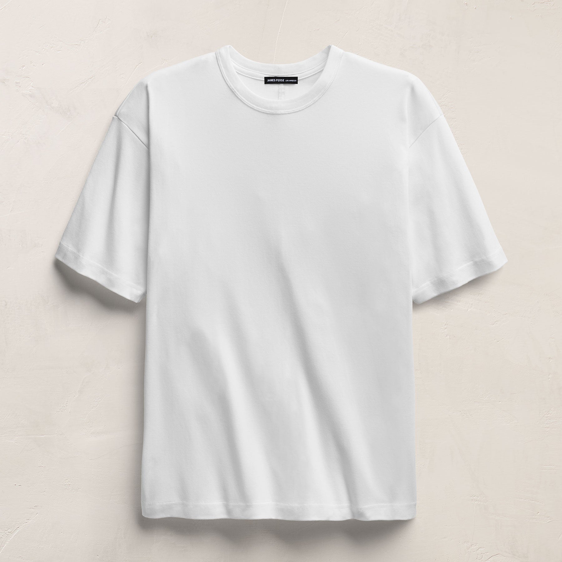 Cotton Jersey Oversized Tee in White | James Perse Los Angeles