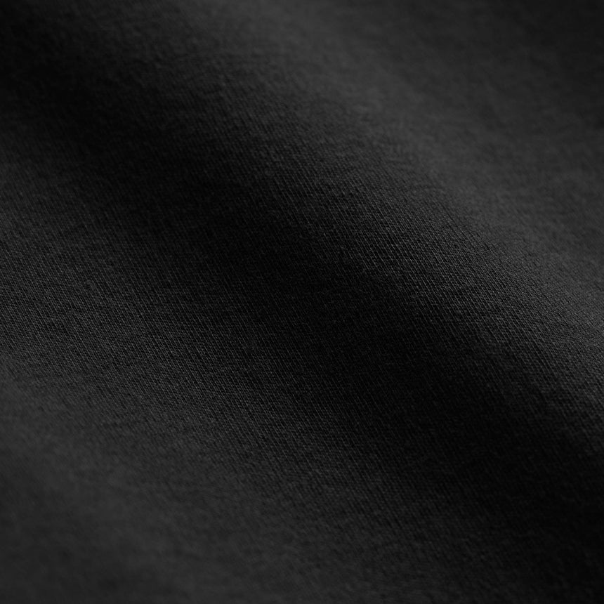 Cotton Jersey Long Sleeve Crew - Black