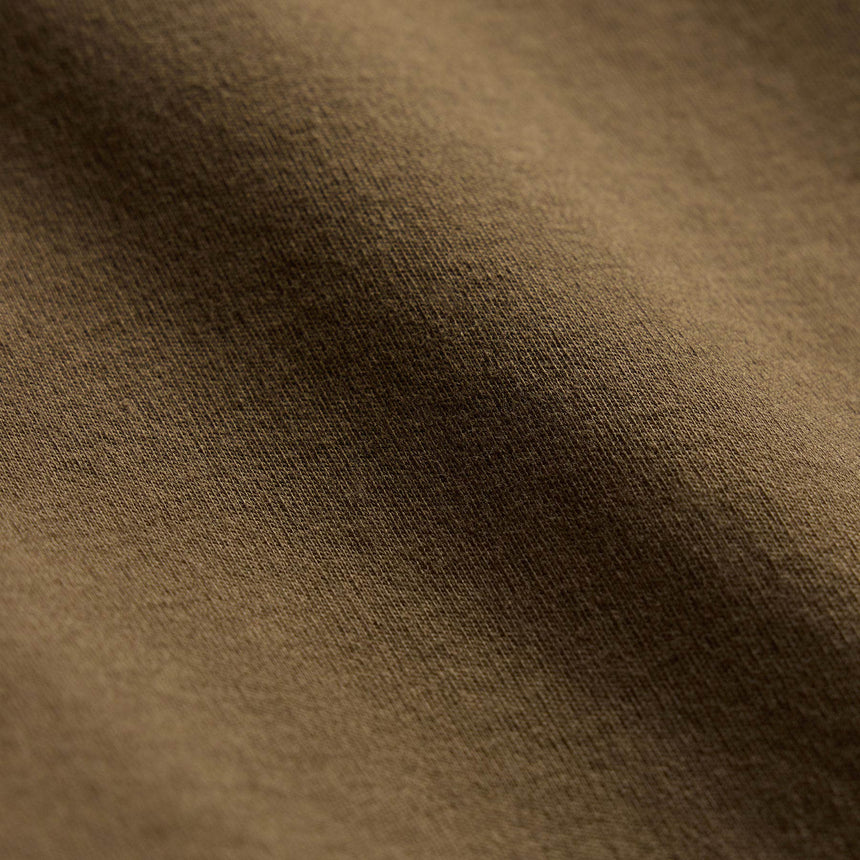 Cotton Jersey Long Sleeve Crew - Earth
