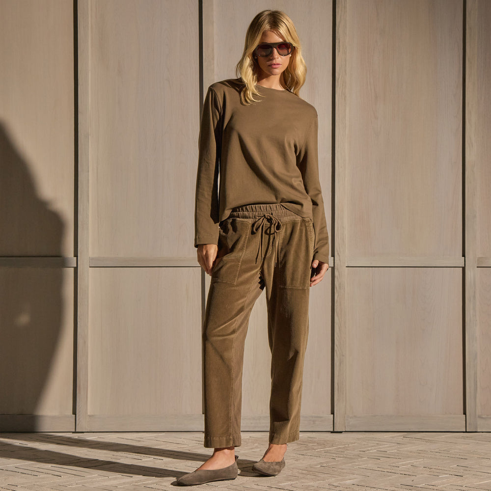 Long Sleeve Tee - Earth | James Perse Los Angeles