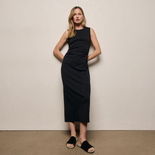 James Perse Linen Halter Dress