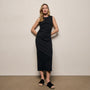 Cotton Jersey Tank Dress in Black | James Perse Los Angeles