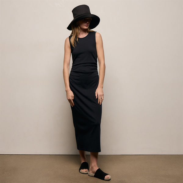 cocktail dress a line Chic On Repeat Black A-Line Midi Dress – Shop the Mint main image 1