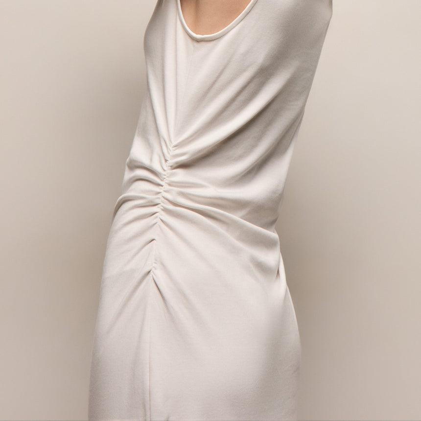 Cotton Jersey Tank Dress in Off White | James Perse Los Angeles