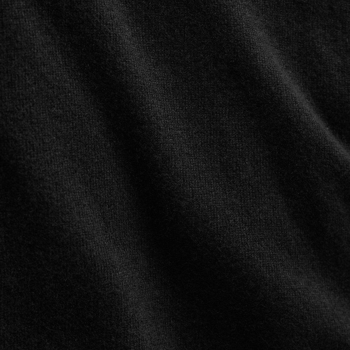 Spun Cashmere Crew Neck in Black | James Perse Los Angeles