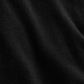 Spun Cashmere Crew Neck in Black | James Perse Los Angeles FLAT