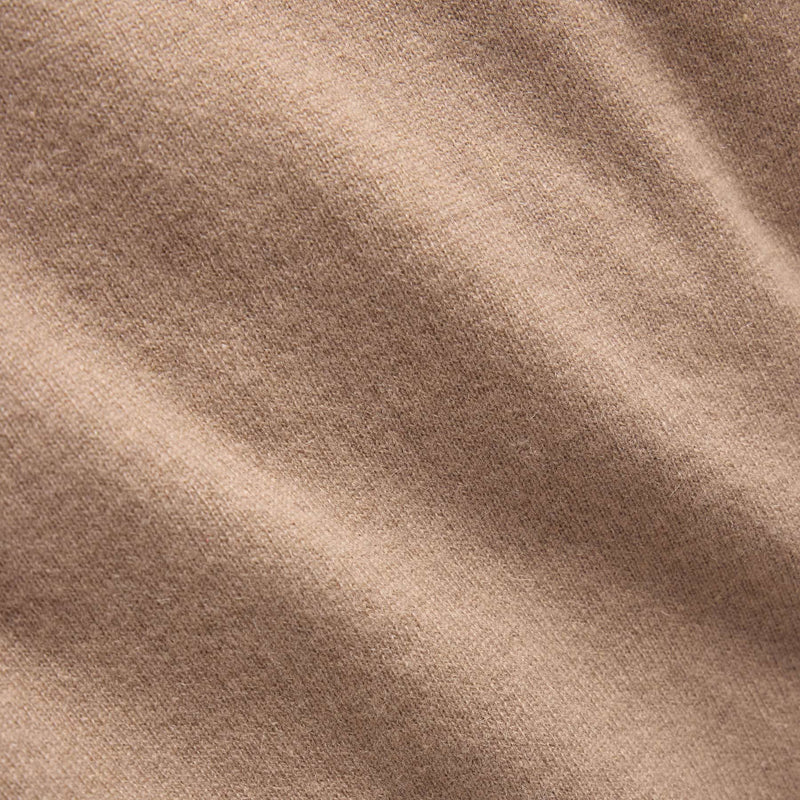 Spun Cashmere Crew Neck in Coffee | James Perse Los Angeles FLAT